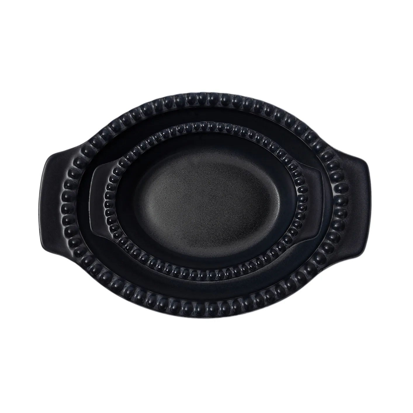 Daria oven form 26 cm, ink black PotteryJo