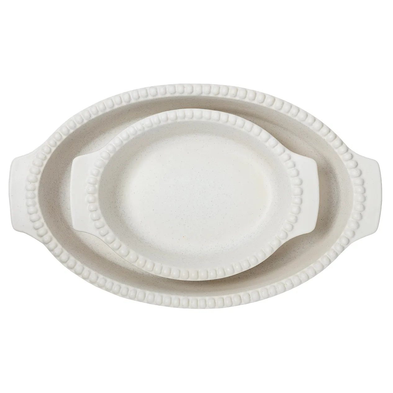 Daria oven form 35 cm, cotton white PotteryJo