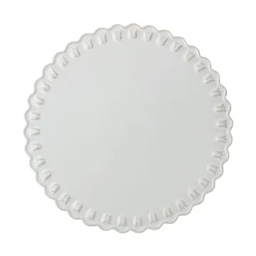 Tulipa cake plate Ø30 cm - White - PotteryJo