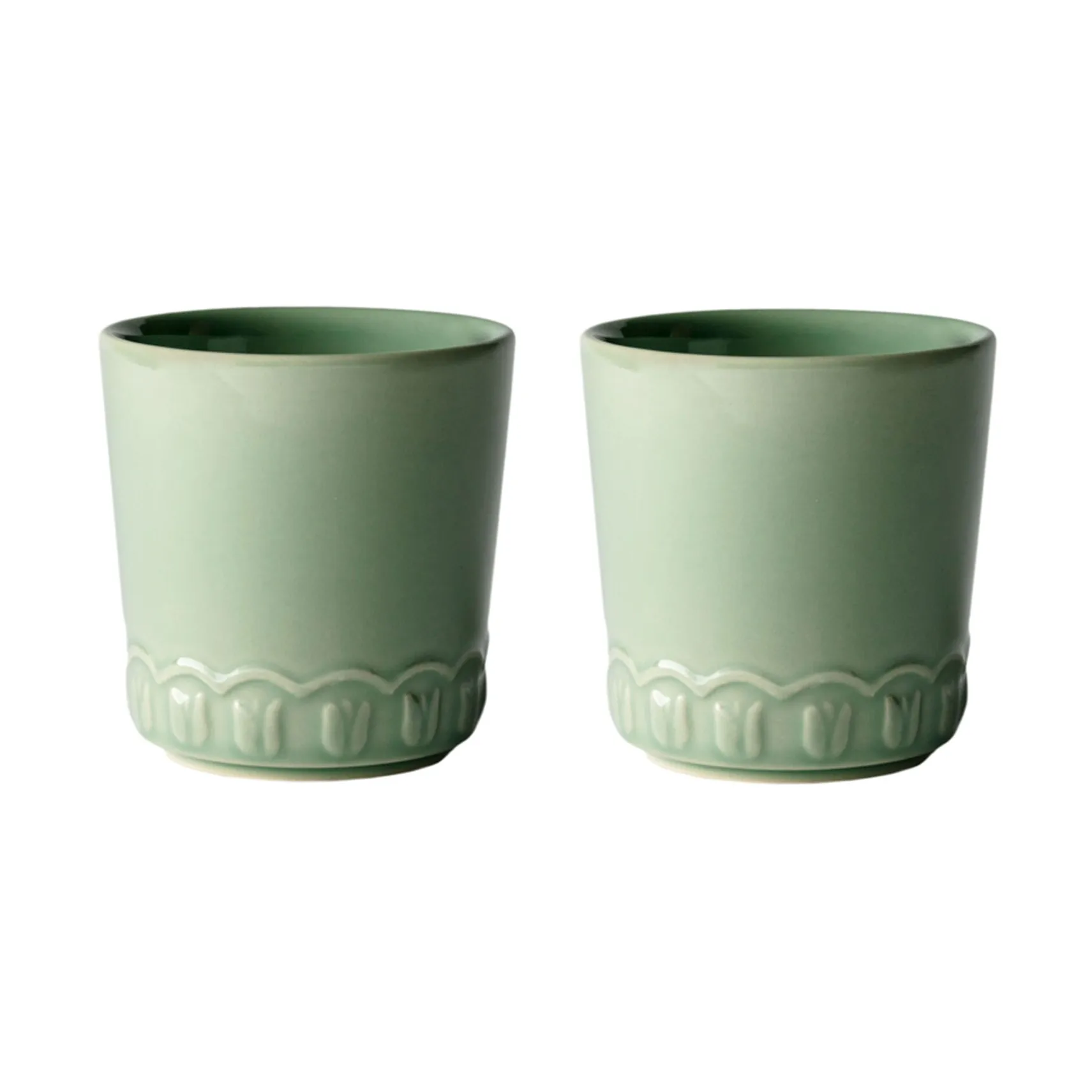 Tulipa cup 20 cl 2-pack, Verona green PotteryJo