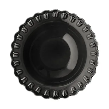 Tulipa deep plate small Ø17 cm 2-pack - Almost black - PotteryJo