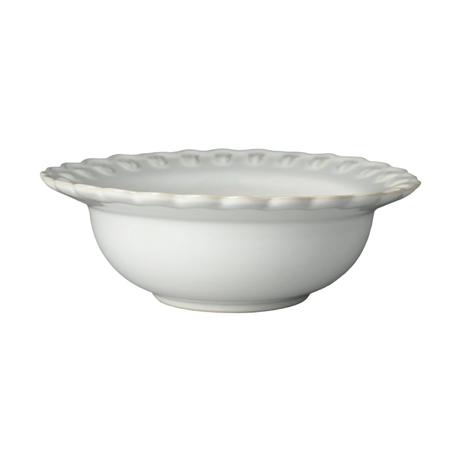 Tulipa deep plate small Ø17 cm 2-pack, White PotteryJo