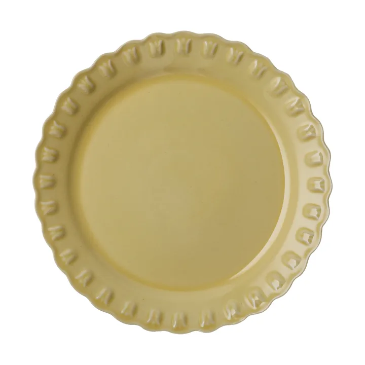 Tulipa plate Ø26 cm 2-pack - Pale Moon - PotteryJo