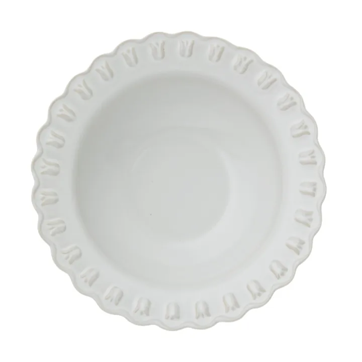 Tulipa serving bowl large Ø30 cm - White - PotteryJo