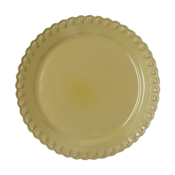 Tulipa serving platter Ø37 cm - Pale Moon - PotteryJo