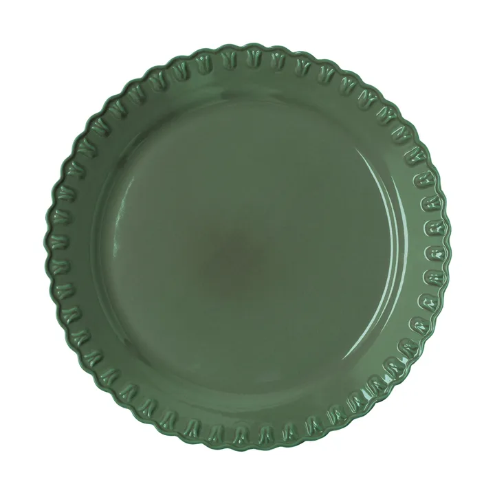 Tulipa serving platter Ø37 cm - Verona green - PotteryJo