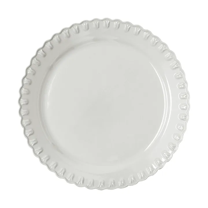 Tulipa serving platter Ø37 cm - White - PotteryJo