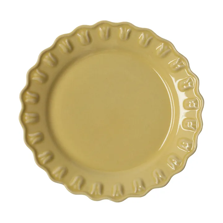 Tulipa small plate Ø20 cm 2-pack - Pale Moon - PotteryJo