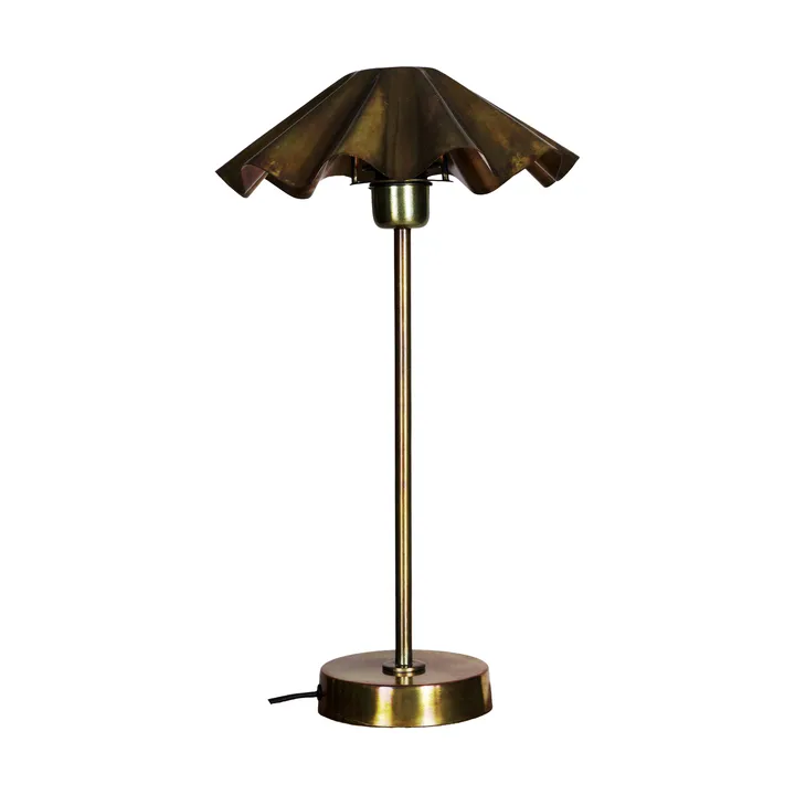 Aira table lamp - Burnished brass, 46 cm - PR Home