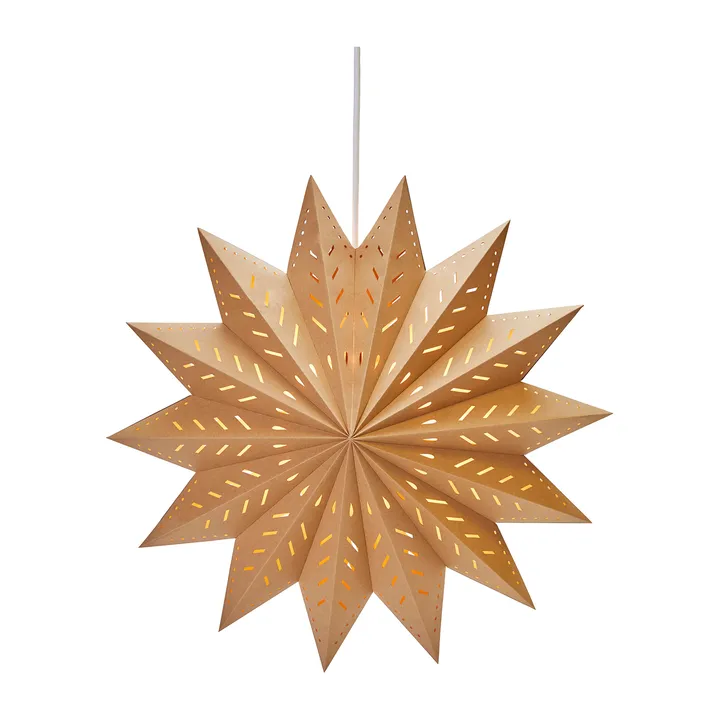 Alfa advent star brown - Brown, 50 cm - PR Home