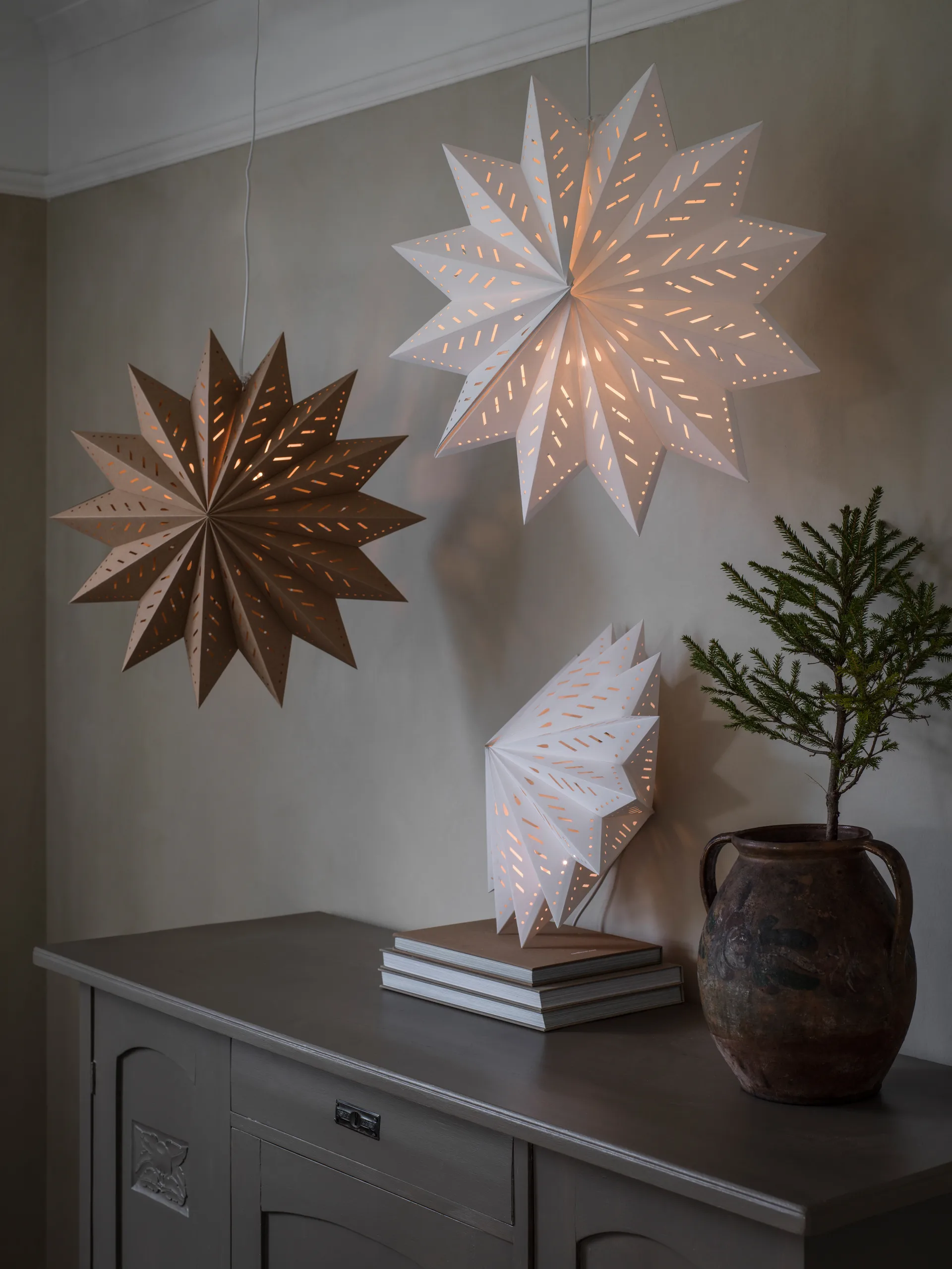 Alfa advent star brown, Brown, 60 cm PR Home