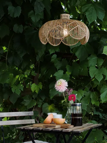 Belle outdoor pendant lamp - Natural, Ø43x24 cm - PR Home
