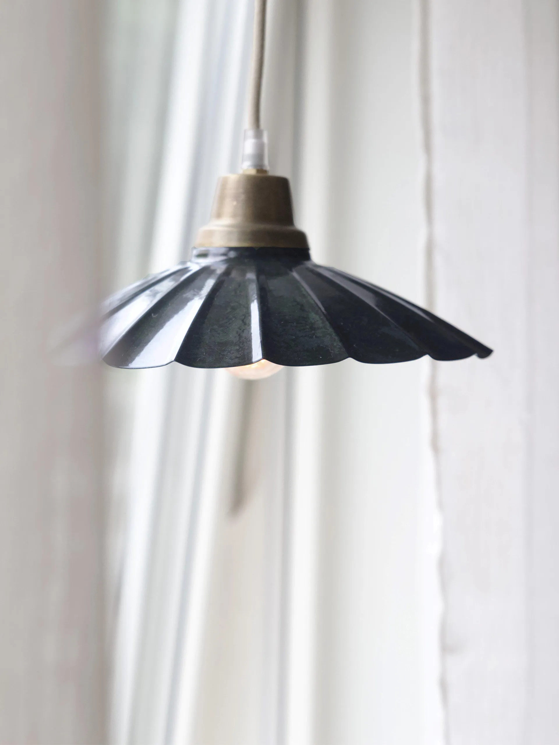 Ester window lamp, Blue, Ø24x12 cm PR Home