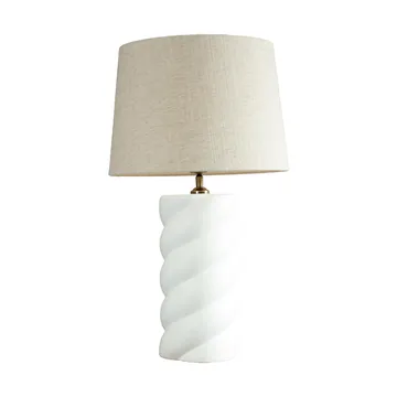 Spin table lamp - White-beige - PR Home