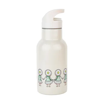 Elsa Beskow Blomsterfesten water bottle 34 cl - White - Rätt Start