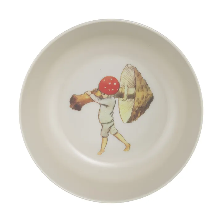 Elsa Beskow Tomtebobarnen bowl Ø14.5 cm - Beige - Rätt Start