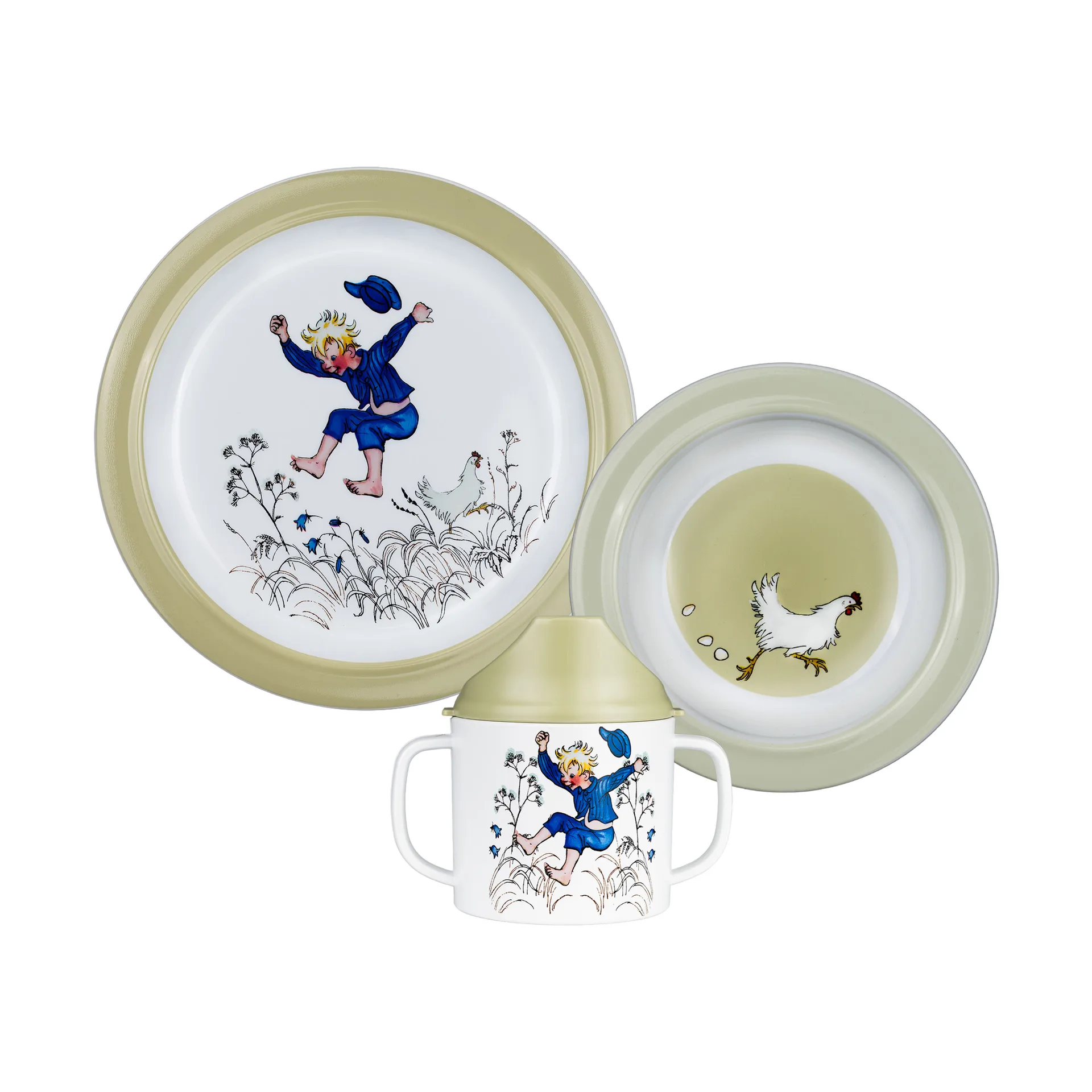 Emil in Lönneberga kids’ dinnerware set, 3 pieces Rätt Start