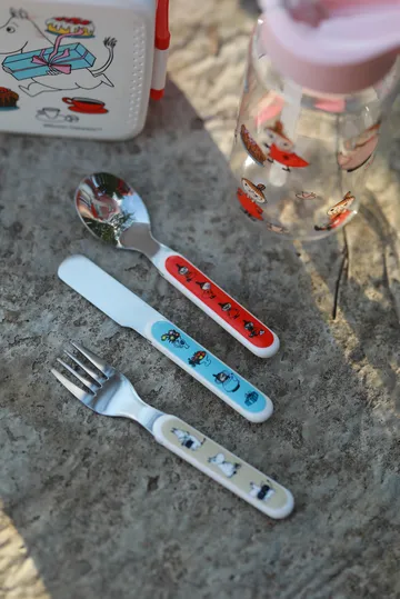Moomin Little My cutlery set 3 pieces - Multi - Rätt Start