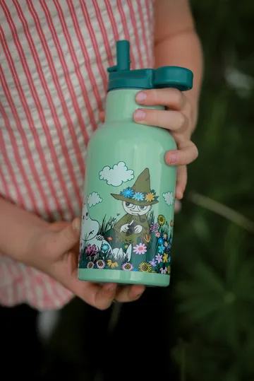 Moomin Meadow water bottle 34 cl - Green - Rätt Start