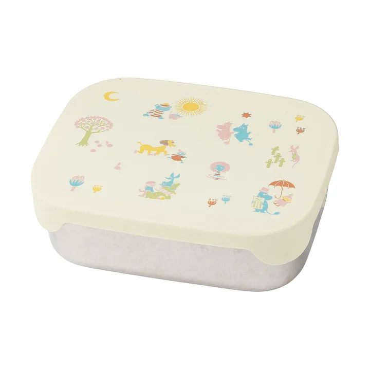 Mumin 80 lunchbox metal 13x17 cm - Beige - Rätt Start