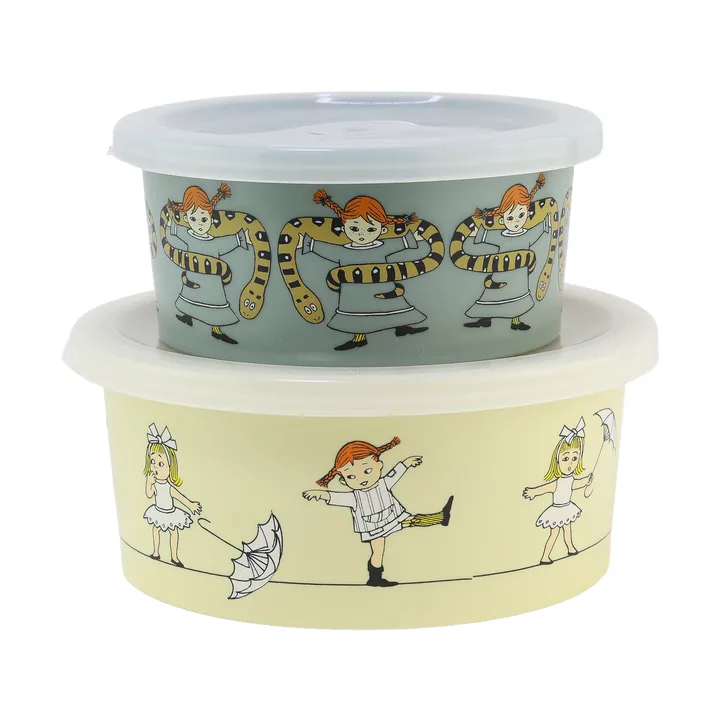 Pippi Cirkus snack box 2-pack - Multi - Rätt Start