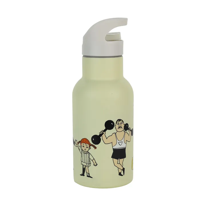 Pippi Cirkus water bottle 34 cl - Yellow - Rätt Start