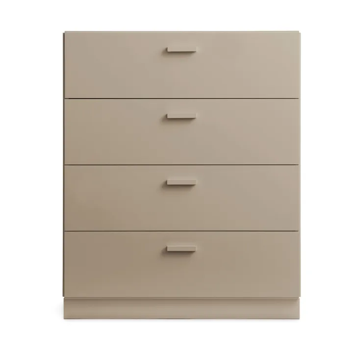 Relief dresser wide with base 82x92.2 cm beige - Relief