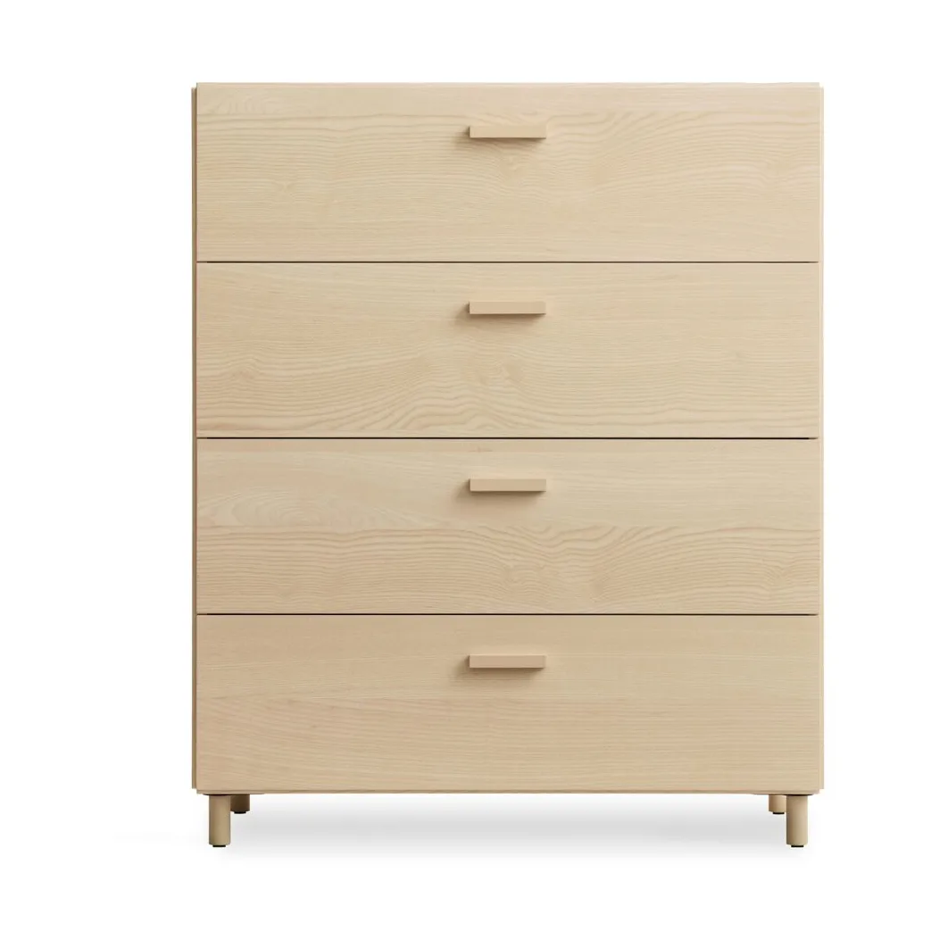 Relief dresser wide with legs 82x92.2 cm ash,  Relief