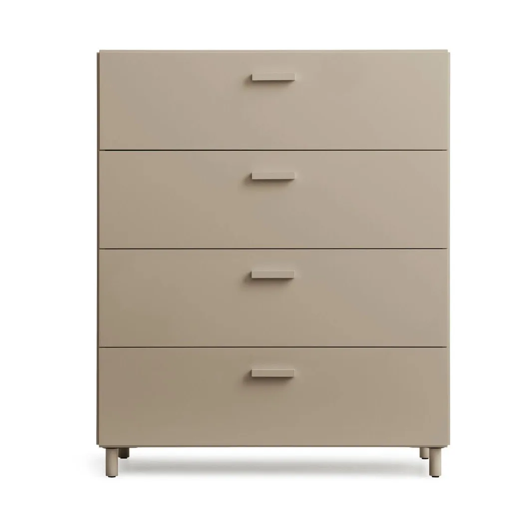 Relief dresser wide with legs 82x92.2 cm beige,  Relief