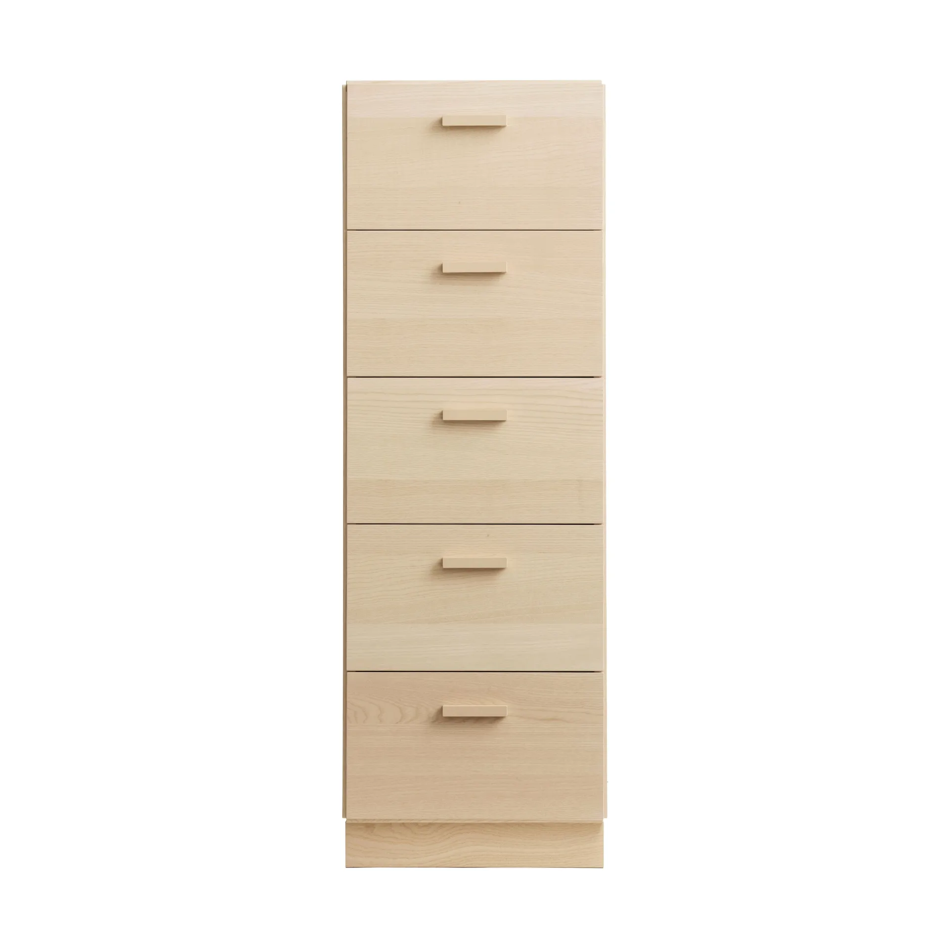 Relief high dresser with base 41x115 cm ash,  Relief