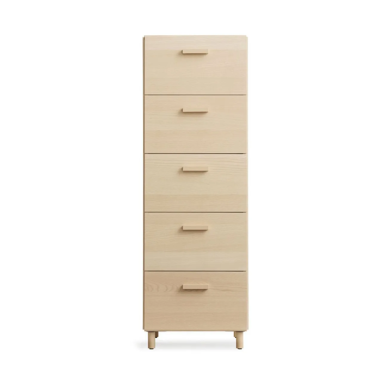 Relief high dresser with legs 41x115 cm ash,  Relief