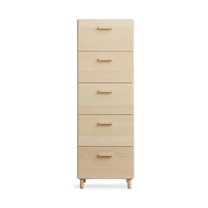 Relief high dresser with legs 41x115 cm ash - Relief