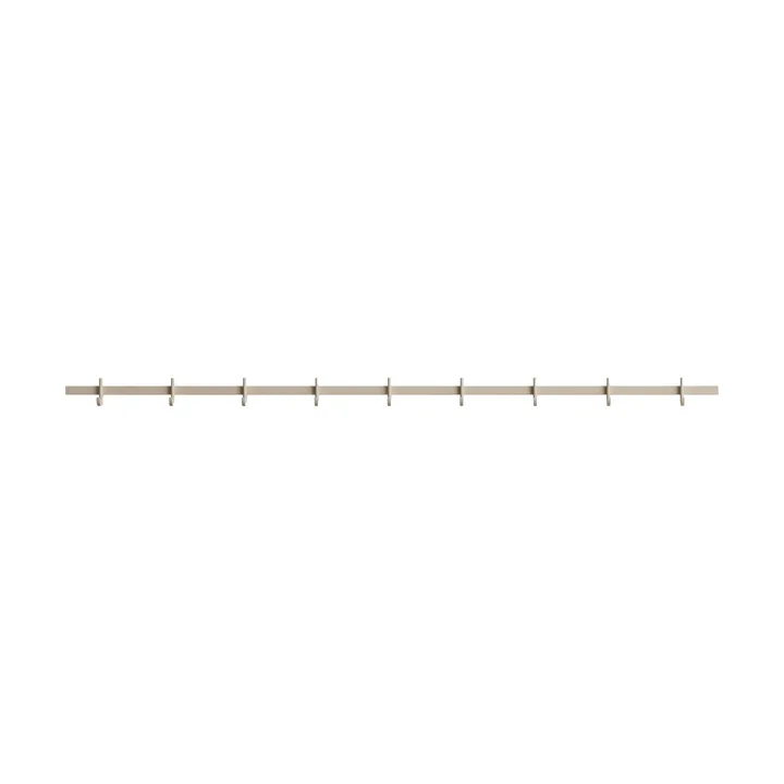 Relief hook rack large 123 cm - Beige - Relief