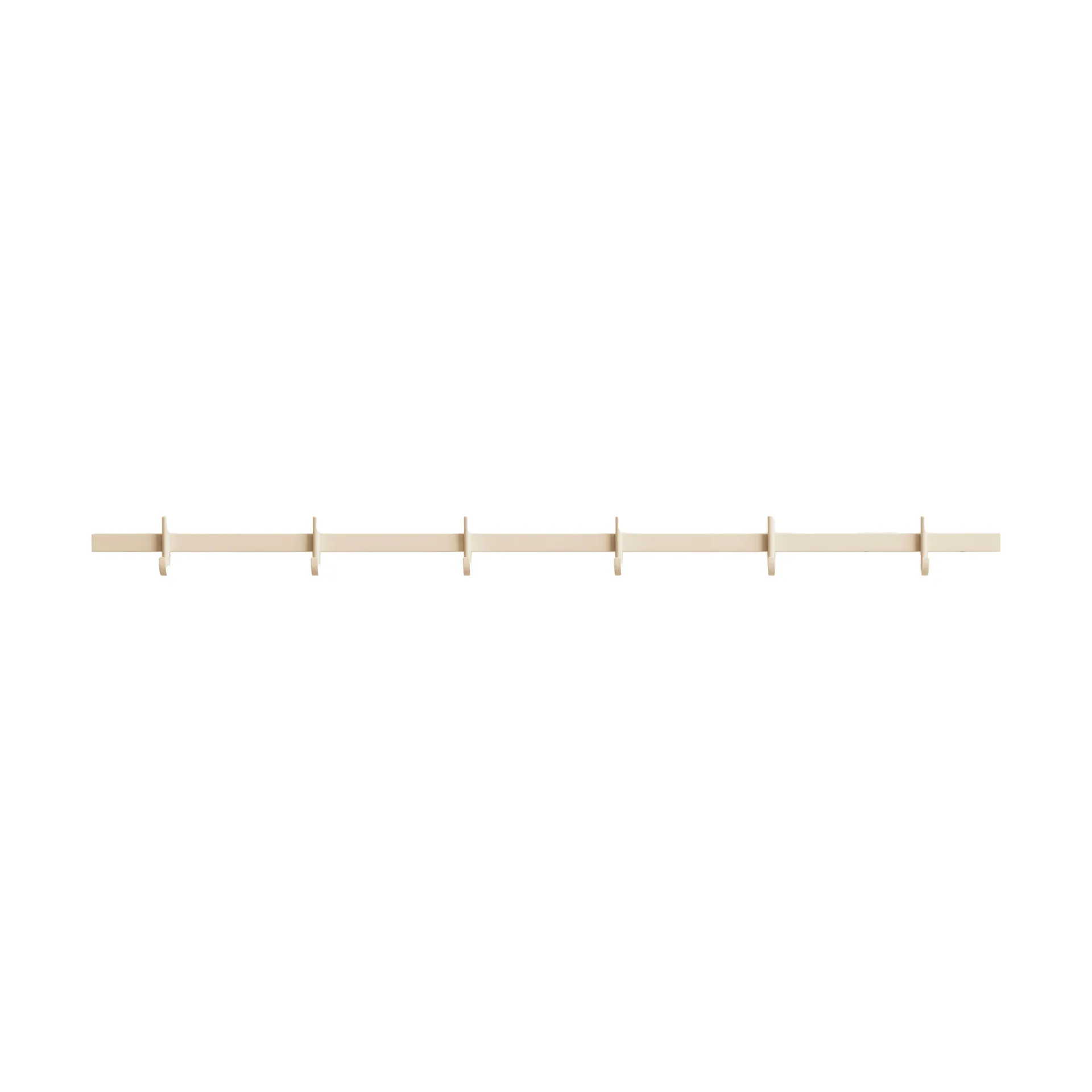 Relief hook rack medium 82 cm, Ash Relief