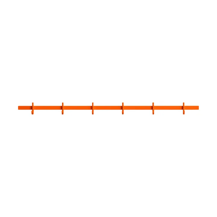 Relief hook rack medium 82 cm - Orange - Relief