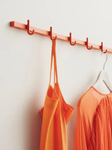 Relief hook rack medium 82 cm - Orange - Relief