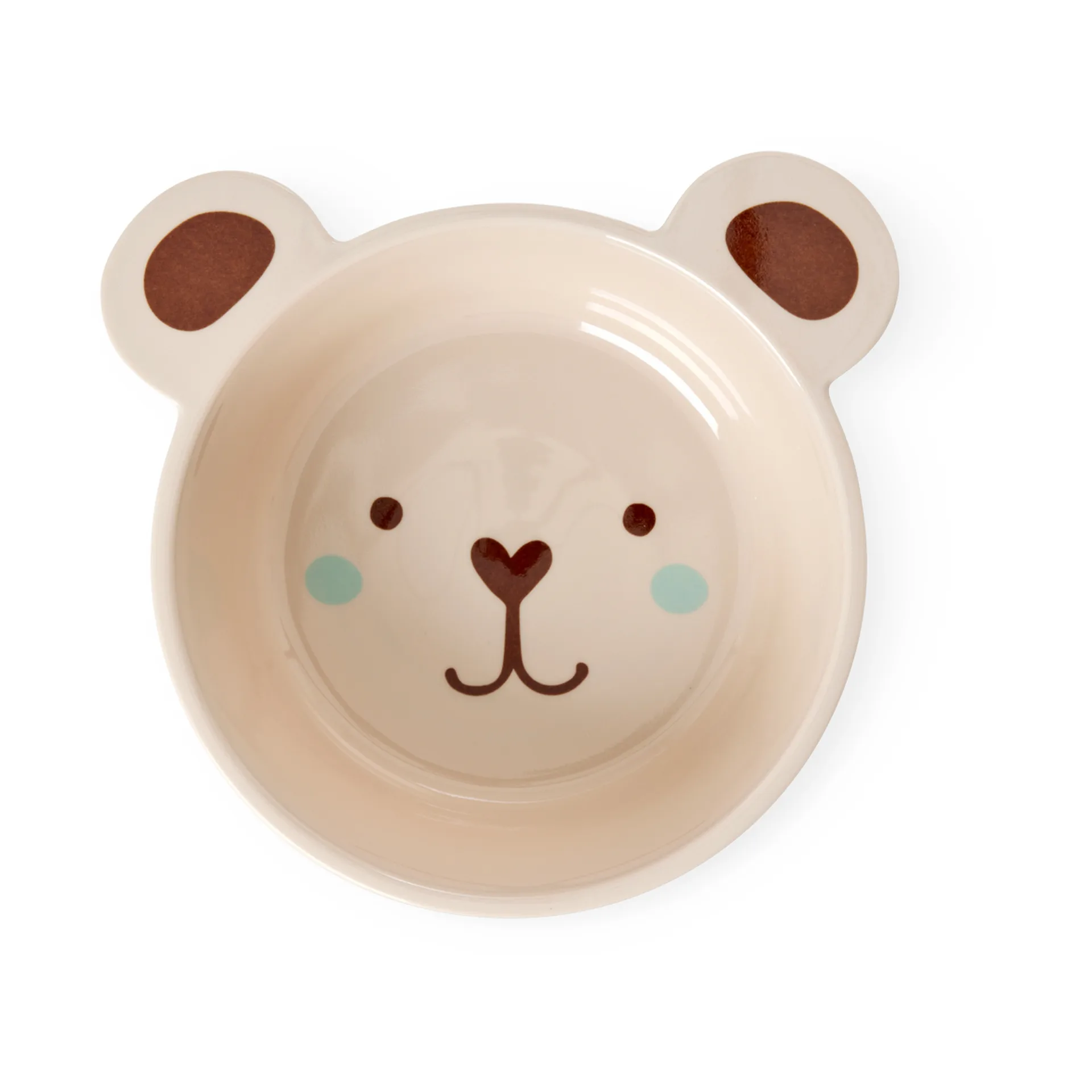 Rice bear-shaped melamine bowl 50 cl, Brown RICE
