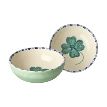Rice ceramic bowl 35 cl - Good Luck Clover-Soft green - RICE