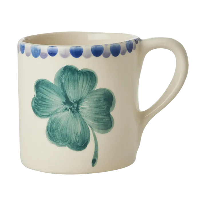 Rice ceramic cup 420 ml - Good Luck Clover - RICE