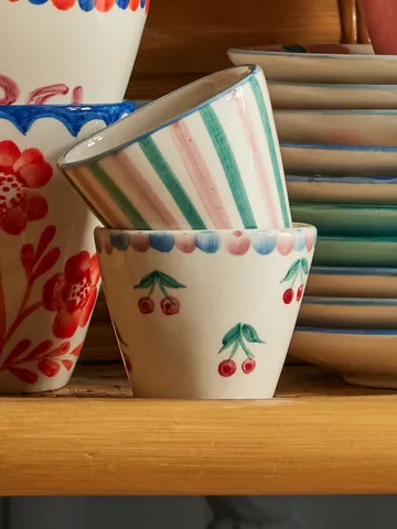 Rice ceramic espresso cup 7 cl - Cherry - RICE