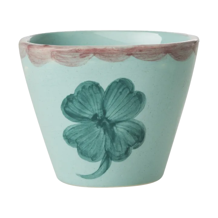 Rice ceramic espresso cup 7 cl - Good Luck Clover - RICE