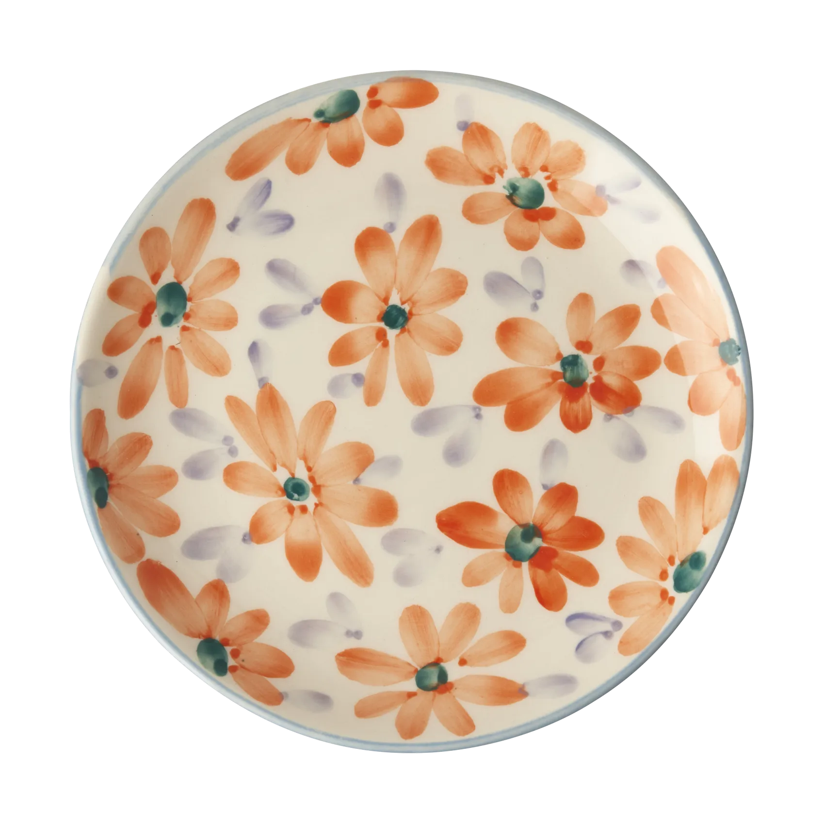 Rice ceramic plate Ø15 cm, Orange RICE