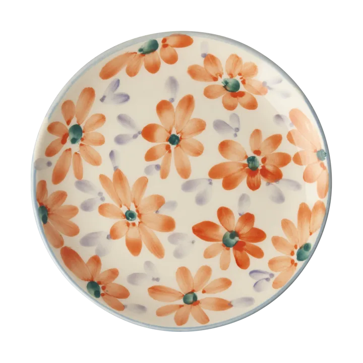 Rice ceramic plate Ø15 cm - Orange - RICE