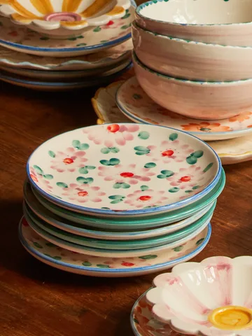 Rice ceramic plate Ø15 cm - Pink - RICE