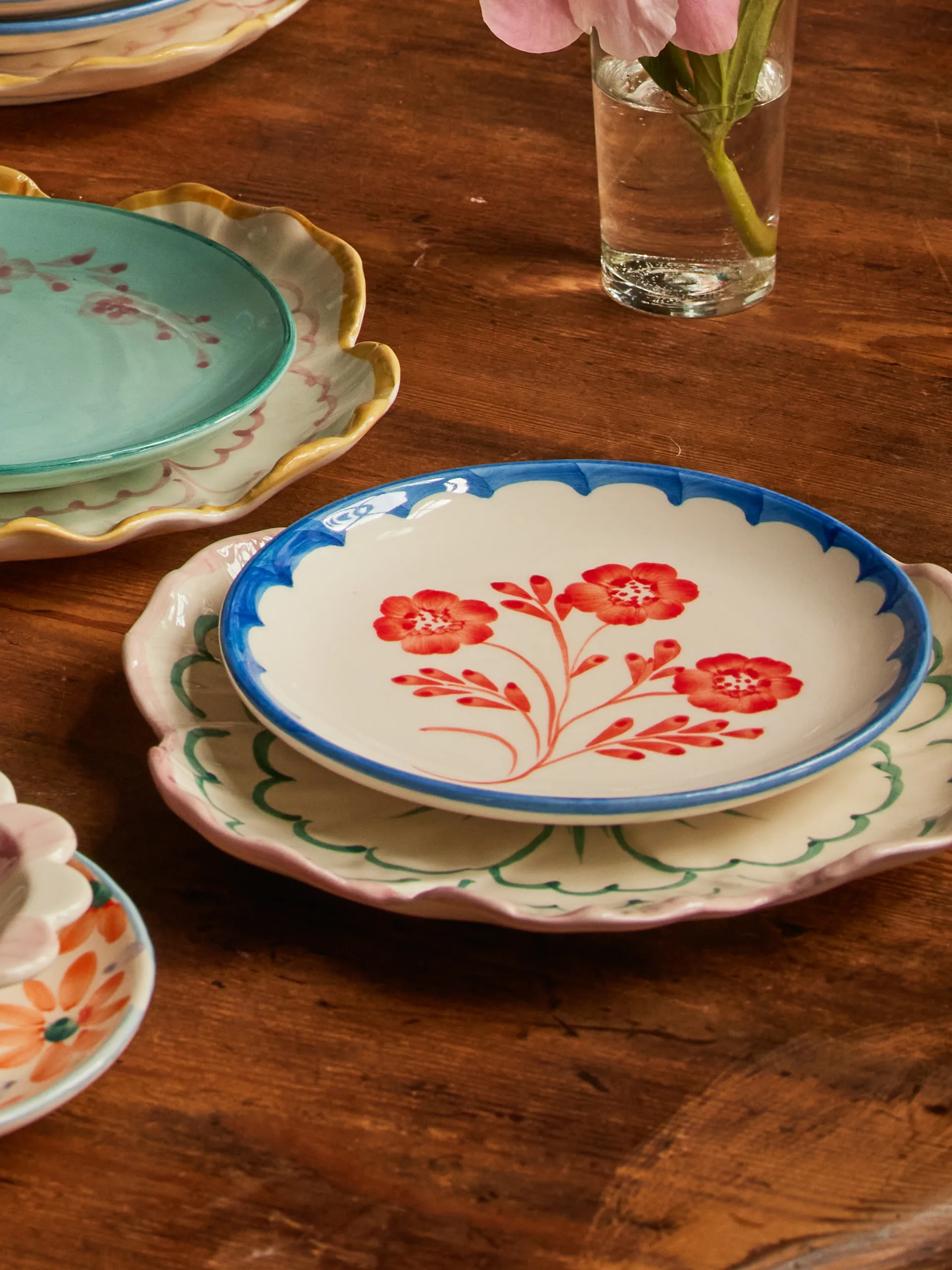 Rice ceramic plate Ø15 cm, Vintage Flower RICE