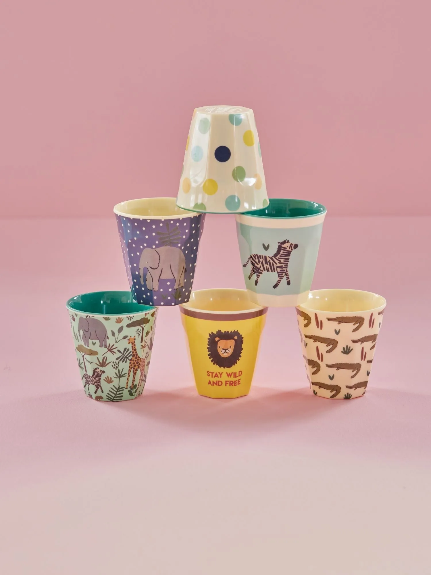 Rice children's cup small 6-pack, Multi RICE