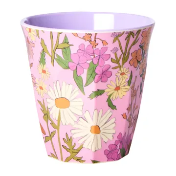 Rice melamine cup medium - Daisy dearest - RICE