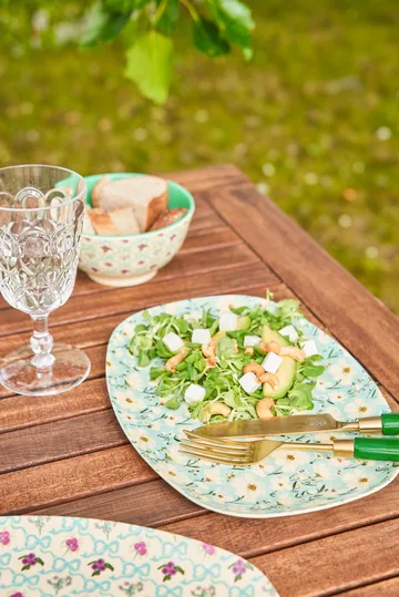 Rice melamine plate 22x30 cm - Summer bloom - RICE