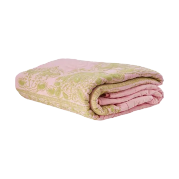 Rice quilted bedspread 225x225 cm - Soft pink - RICE