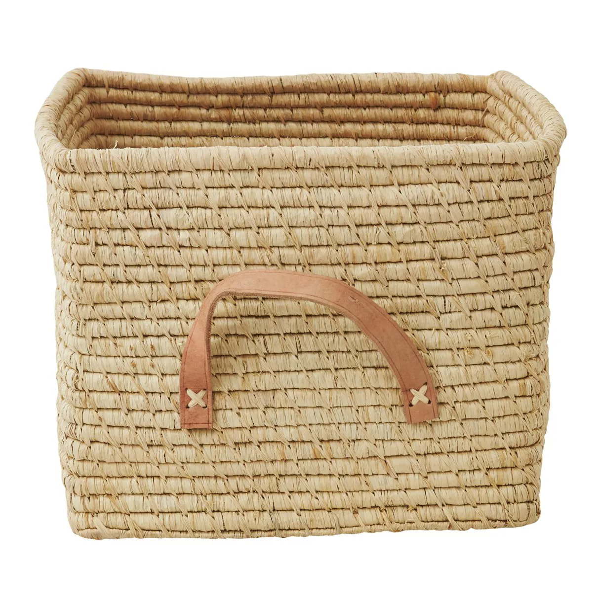Rice raffia storage basket, Nature RICE